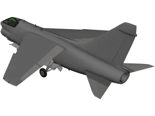 A-7 Corsair II 3D Model