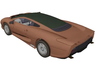 Jaguar XJ220 3D Model