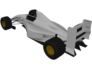 F1 Jordan 191 3D Model