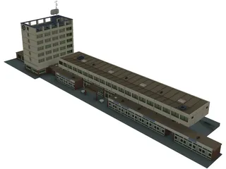 Station Kehl 3D Model