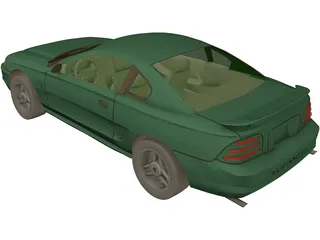 Ford Mustang GT (1994) 3D Model