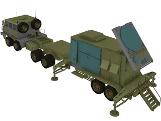 Patriot Radar 3D Model