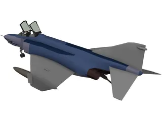 McDonnell Douglas F-4 Phantom II 3D Model