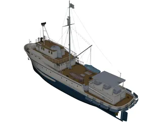 Tuna Clipper 3D Model