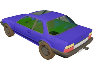 Honda Prelude (1986) 3D Model
