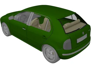 Skoda Fabia 3D Model