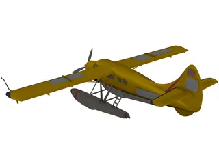 de Havilland Canada DHC-3 Otter 3D Model