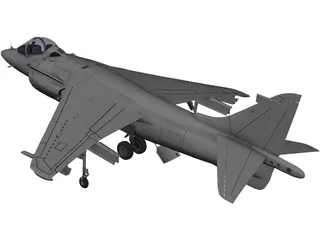 AV-8B Harrier II 3D Model