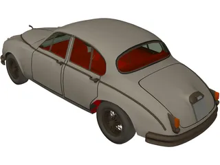 Jaguar Mark II (1962) 3D Model