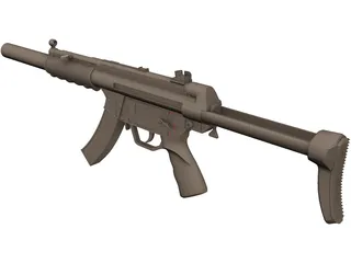 Heckler And Koch MP5 3D Model