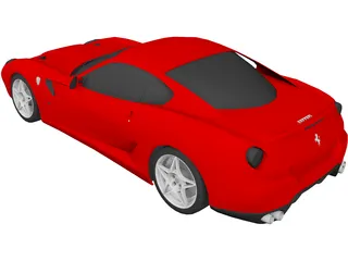 Ferrari 599 GTB Fiorano 3D Model