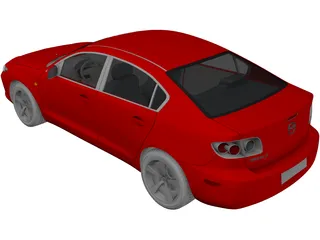 Mazda 3 Sedan (2004) 3D Model