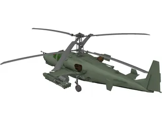 Kamov Ka-50 Hokum 3D Model