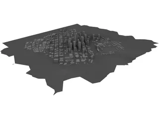 City Los Angeles (California) 3D Model