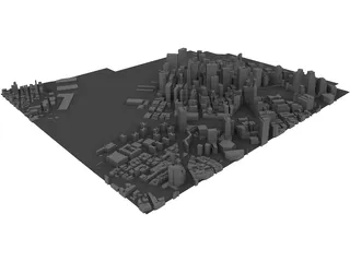 City Part Lower Manhattan (New York) 3D Model