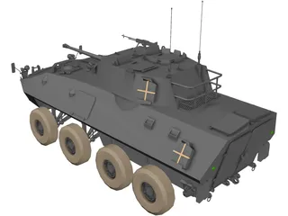 Lav 25 Piranha 3D Model