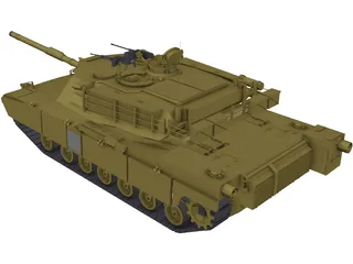 M1A1 Abrams 3D Model