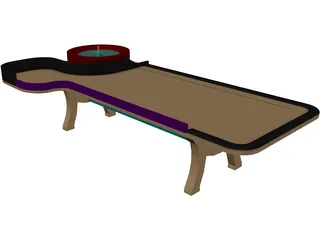 Roulette Table 3D Model