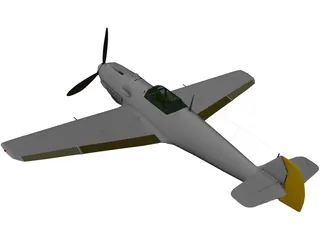 Messerschmitt BF-109E Emil 3D Model