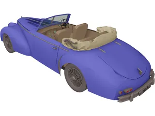 Talbot Lago (1959) 3D Model