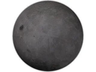 Planet Moon 3D Model