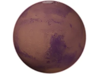 Planet Mars 3D Model