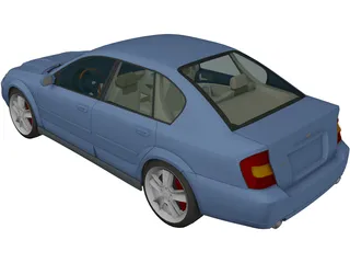 Subaru Outback Sedan (2005) 3D Model