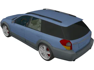 Subaru Outback Wagon (2005) 3D Model