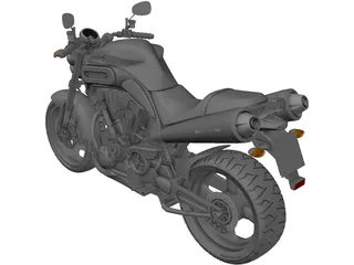 Yamaha MT-01 3D Model