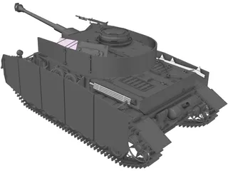 Panzer IV 3D Model