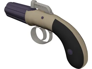 Pepperbox 45 3D Model