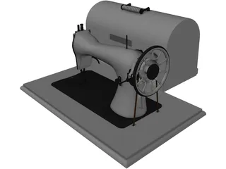 Singer Sewing Machine 3D Model