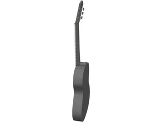 Guitar Spanish 3D Model