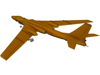 Tupolev Tu-16 Badger 3D Model