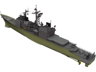 Valley Forge Ticonderoga Class 3D Model