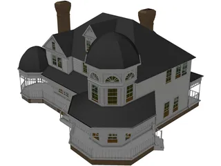 House Victorian 3D Model