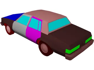 Chevrolet Malibu (1983) 3D Model