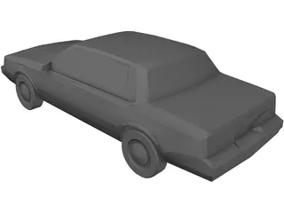 Oldsmobile Cutlass Ciera (1983) 3D Model