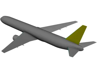 Boeing 767-300 3D Model