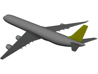 Airbus A340 3D Model