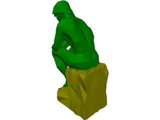 Thinker 3D Model