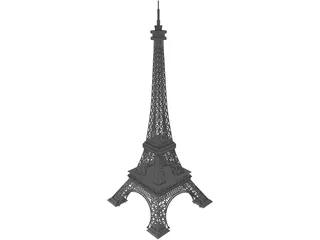 Eiffel Tower 3D Model