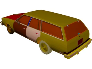 Oldsmobile Cutlass Cruiser (1983) 3D Model