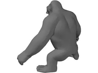 Gorilla 3D Model