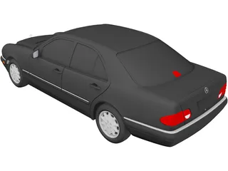 Mercedes-Benz E-class (1996) 3D Model