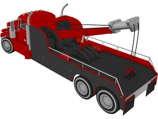 Tow Truck 3D Model