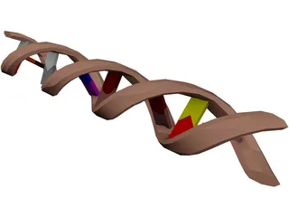 DNA Molecule 3D Model
