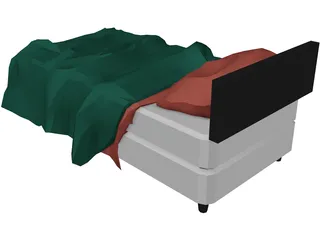 Bed 3D Model