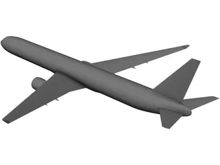 Boeing 767-400 3D Model