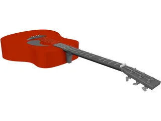 Guitar 3D Model